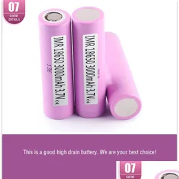 Batteries Ten Compensation For One Fakeauthentic 30Q Battery 3000Mah 30A Lithium Rechargeable Using Cell Vs 25R Drop Delivery Electr Dhirq