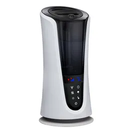 Total Comfort Deluxe Warm Cool Ultrasonic luftfuktare, toppfyllning för hemmet, programmerbar humidistat med nattljus och aromaterapi