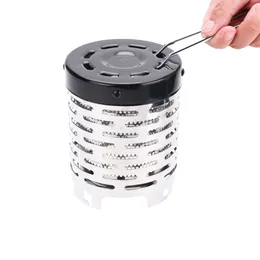 Camping stainless steel heating hood portable camping infrared hand warmer outdoor mini heating stove HW93