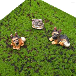 Decorative Flowers Grass Turf Fake Rug Artificial Mat Green Carpet Faux Wall Realistic Garden Training Potty Miniature Dog Dollhouse Fairy