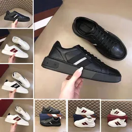 2023 designer Luxurys Brand running Scarpe casual da uomo Nero bianco mens sutra Tinta unita Sneakers sportive da esterno in pelle