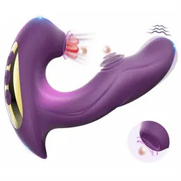 Clitoris G-spot Vibrator Quiet Strong with 10 Vibration Modes 5 Pulsation 3-1