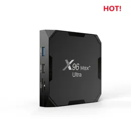 X96 MAX Ultra Smart TV Box Android 11.0 Amlogic S905X4 Quad Core DUAL Wifi BT 8K Aggiornamento X96Max Plus Set top box