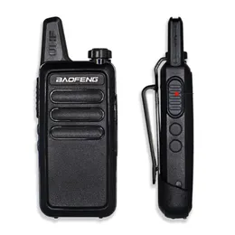 Mini Walkie Talkie UHF Band Açık Mekan Taşınabilir İki Yolcu Radyo Handheld Walkie Talkie USB USB Avcılık Yürüyüşü için Şarj