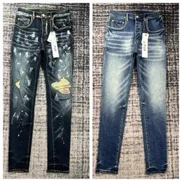 Jeans da uomo firmati con cerniera pantaloni da lavoro da uomo Pantaloni da uomo classici incrociati da uomo Jeans casual Jeans da motociclista strappati strappati Jeans da motociclista slim fit Jean L2