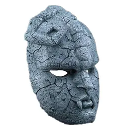 パーティーマスクJojo Bizarre Adventure Mask Stone Ghost Full Face Gargoyle Cosplay Masks Halloween Masquerade Party Prop Collection Gift J230807