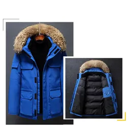 Jackets 2023 Goose down jacket men's and women's coat mink fur collar couple coat winter fashion outdoor thickened warm custom designer cl