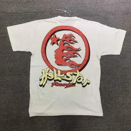 Hellstar Studios Globe Tee Plus Size Men T-shirty ciężkie bawełniane wierzchołki Man Vintage Ogólna koszulka koszulka streetwearna TEE TEES High Hurtowe