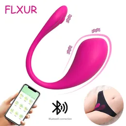 Massager Instense App Vibrator Bluetooth Wireless Control Love Egg för kvinnor Vuxna par trosor vibratorer g-spot onani