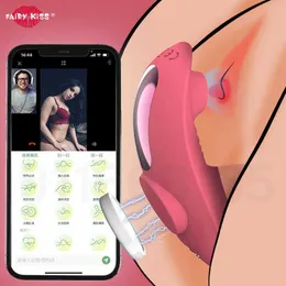 App Massager App Bluetooth Vibrator للنساء التحكم عن بُعد Mini Clitoris Sucker Small Vibro على سراويل داخلية مثير للبظر البالغين البالغين
