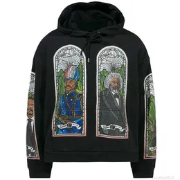 Designer Fashion Clothing Mens Sweatshirts Hoodies Owens Same Barriers Ny Pullover Hoodie Religious Statue Star Same Pullover Sweater