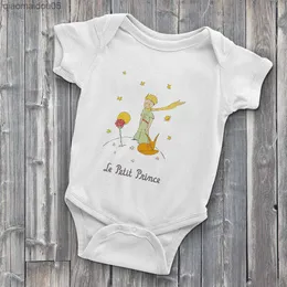Le Petit Prince Yenidoğan Bebek Onesies Fransız Moda Bebek Bodysuit Karikatür Bebek Kız Erkek Giysileri Estetik Vetement Bebe Garcon L230712