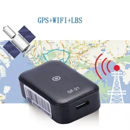 GF21 Mini GPS Real Time Car Tracker Anti-Lost Device Voice Control Recording Locator High-definition Microphone WIFI LBS GPS Pos2475