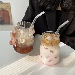 Кружки Lazzy House Glass Coffee Milk Cup Cup устойчивый