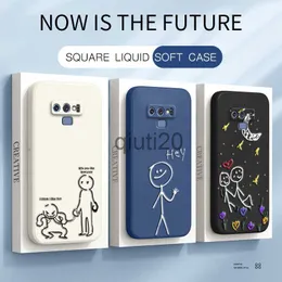 Estuches para teléfonos celulares 3D Cute Liquid Silicone Fundas traseras originales para Samsung Galaxy Note 9 Camera Estuches protectores para teléfonos Note9 Mobile Fundas Carcasa x0807
