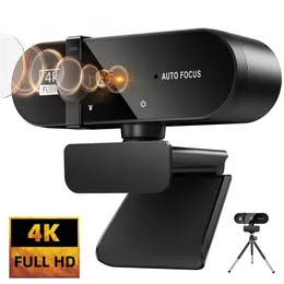 Webcams webcam 4k 1080p Mini Câmera 2K Full HD com microfone 1530FPS USB Web Cam para PC Laptop Video Shooting 230808