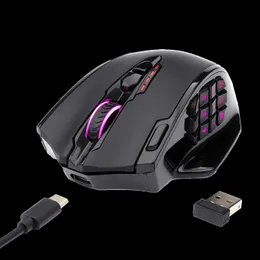 Myszy Redragon M913 Impact Elite Wireless Gaming Mouse z 16 programowalnymi przyciskami 16000 DPI 80 HR Bateria i czujnik optyczny 230808