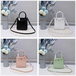 Hochwertige Damen S Pradd Designer-Tasche Handtaschen Umhängetaschen 2023 Neue Mini-Tragetaschen aus strukturiertem Leder Tragbare mobile