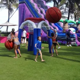 wholesale Custom Giant Inflatable Basketball Hoop ball Shooting Sport Game for backyard party