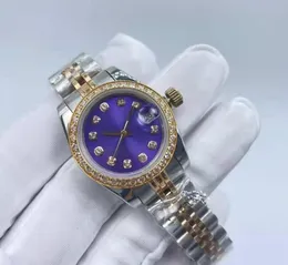 orologio da donna con diamanti orologi da donna 31mm Orologio da donna giorno Dateday Girl Orologio da polso in vetro zaffiro Meccanico automatico-10