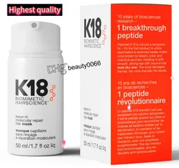 Lasciare la maschera per capelli K18 di lasciare il danno dalla candeggina Riparazione di leo-in 50ml