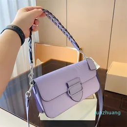 Designer -chian Bag Women Luxurys Handbags Messenger Leather College Style Large Capacity Crossbody Purses
