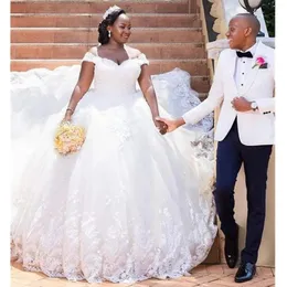 Elegant Off Shoulder Princess Wedding Dress Ball Gown Lace Appliques Bridal Gowns 2023 Latest Design Vestidos De Noiva 328 328