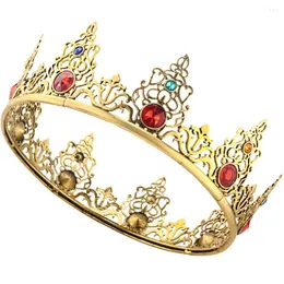 Bandanas Baroque Crown Bhirth Platter Party Cosplay King Crowts Crowns Corture Asctory Men Retro Men Men Futbites