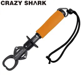 Balık bulucu Çılgın Köpek Paslanmaz Çelik Dudak Grabber Gripper Kavrama Aracı Tutucu 40 lbs 18kg ölçekli 230807