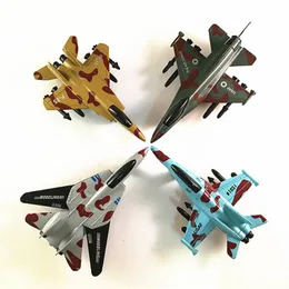 ElectricRC Aircraft Alloy Aircraft Model Kids Toys Military Fighter Model Toy Lifelike Warplane Kids Fighter Pull Back Airplane Gifts 230807