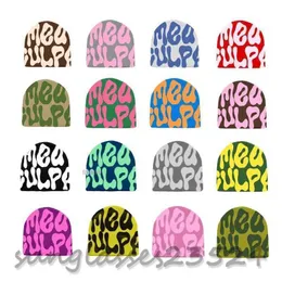 Шапочка/кепки черепа Mea culpas beanies для женщин Мужчины Пара шляпы y2k in fashion bonnet kpop work skullies hoods hoods