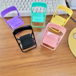 Mini Chair Stand Cute Sweet Creative Can Be Used As Decorative Ornaments Foldable Lazy Drama Mobile Phone Holders