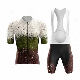 Conjuntos de camisas de ciclismo 2023 masculino verão manga curta conjunto MTB Mallot Ciclismo Hombre roupas de bicicleta de estrada terno 230807