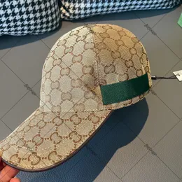 Designerskie czapki damskie czapki baseballowe drukowane pasiaste joga sportowy haft haftowany zmywany krem ​​filtrala kasquette moda na zewnątrz czapki Buceket