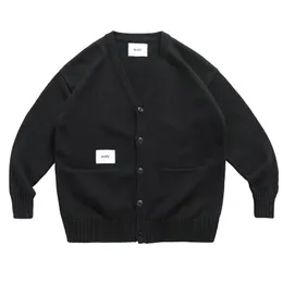 Trend Męski Swetery marka wtaps męscy jesienne zimowe sweter sweter męski Japoński styl harajuku luźne swobodne dzianiny kurtki sweter 230807