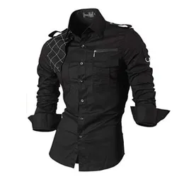 Men's Casual Shirts Jeansian Men's Casual Dress Shirts Fashion Desinger Stylish Long Sleeve 8371 Black2 230807