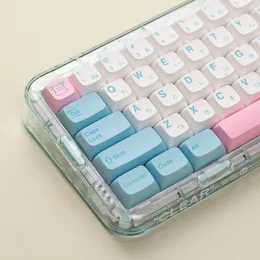 Klawiatury obejmują 127 klawiszy XDA Keycaps dla mechanicznych wiśni MX Pokrycie mleka Japońskie pbt klucz klawiszowy spersonalizowany niestandardowy 230808