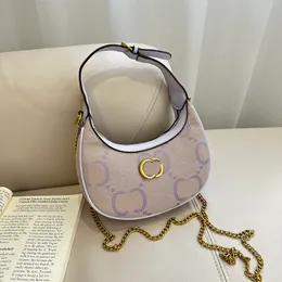 8 cores G Half Moon Bolsa de ombro feminina Crossbody Afrodite Chain Bags Designer Handbag Luxury Hobos Designers Handbags Womens Totes Tote -6