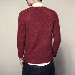 Men's Sweaters 2023 Style Chinese Casual Men Sweater Streetwear Clothes Knitted Pullovers For Autumn Winter