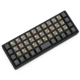 Caso de alumínio anodizado Poseidon PSD40 para teclado mecânico personalizado preto siver cinza azul vermelho para JJ40 BM40 RGB HKD230808
