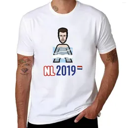 メンズタンクトップオランダ2023 Tシャツヘビー級TシャツカスタムシャツクイックドライTシャツの男性コットン