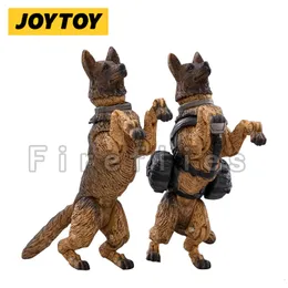 Figuras militares 1/18 JOYTOY Action Figure Military Dog Collection Model Toy For Gift 230808