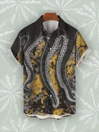 Männer Casual Hemden 2023 Mode Sommer Für Männer Camisa Masculina Kurzarm Übergroße Soziale Bluse Hawaiian Shirt Tops