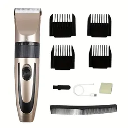 محترف الشعر Clipper Beard Trimmer - 4 أحجام ، كهرباء لاسلكية ، USB القابلة لإعادة الشحن ، دائمة حادة - مثالية لجميع أنواع الشعر!