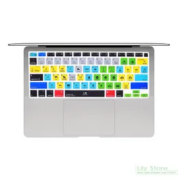 Keyboard Covers Premiere Pro CC Shortcuts Cover for Air 13 Inch Model A2179 A2337 Apple M1 Chip US Layout with Touch ID 230808