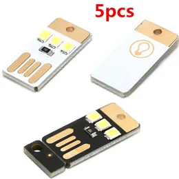 10PCS Lot Mini Pocket Card USB zasilanie LED LEAT Nocne światło 0 2 W USB LED Borbon Light do laptopa PC Powerbank Night Lamp249s