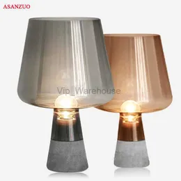 Nordic schreibtisch Lampe kreative zement led tisch lampe für Schlafzimmer wohnzimmer bedsidehome dekoration E14/E27 moderne Tisch Lampen HKD230808