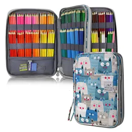 Pencil Bags 96192 Slots Case School Organizer Pencilcase Supplies for Girl Kawaii Large Capacity Pen Bag Cute Big Stationery Box Kit 230807