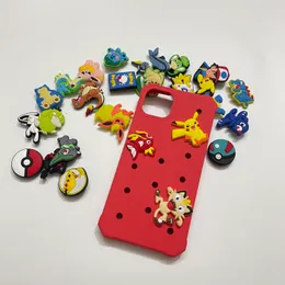 PHONE CASE DIY POKEMON Charms POKEMON Series Hole Phone Case Decoration Gift Small Ornament for Mobile Phone Latest Case