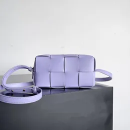 Luksusowy projektant Brick Cassette Bag 15a Mężczyźni kobiety Crssobody Torby Purple czarna moda miękka skórzana torebka z pudełkiem z pudełkiem